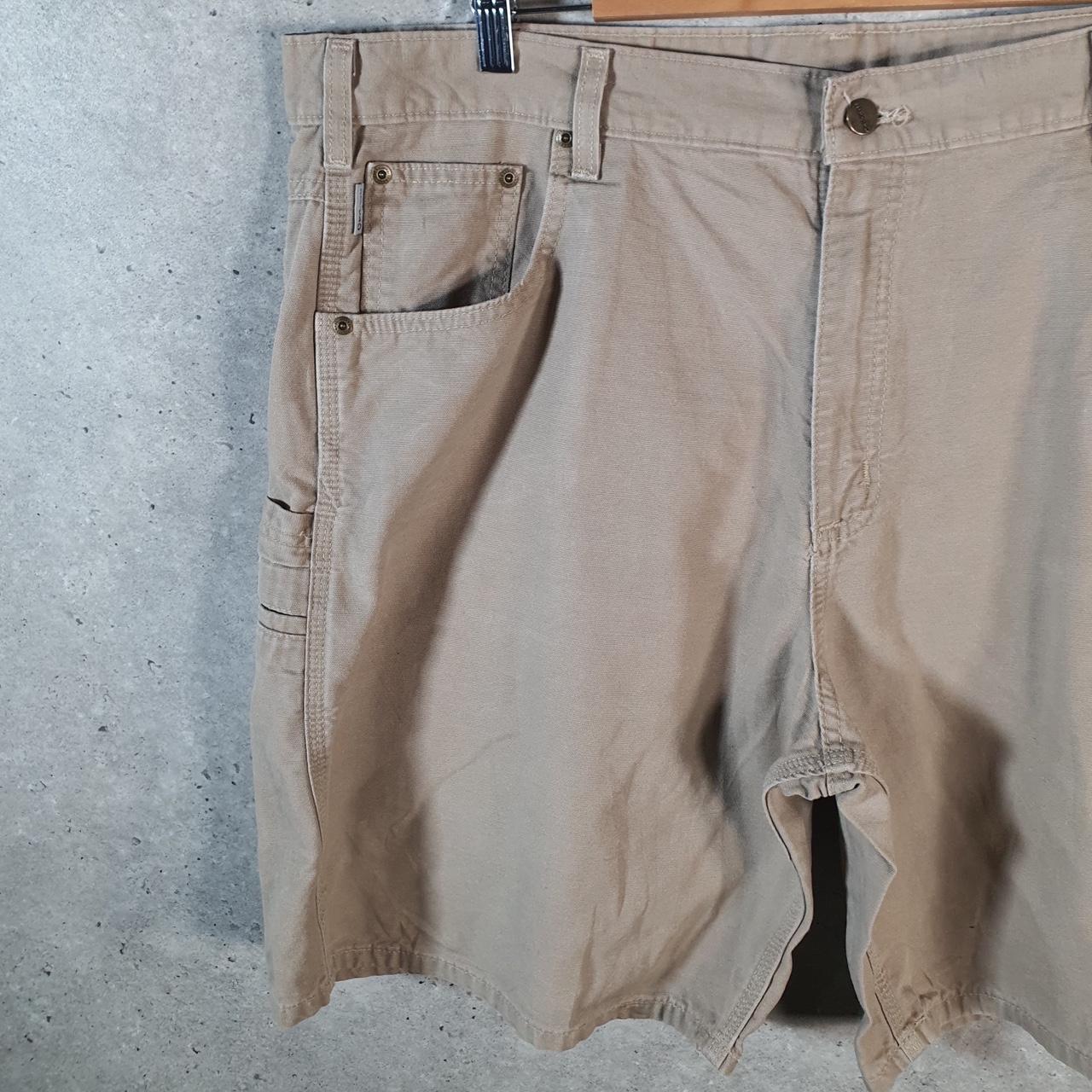 Vintage Carhartt Baggy Carpenter Shorts Jorts Cargo Men’s W42 Brown Relaxed Fit Workwear A4698