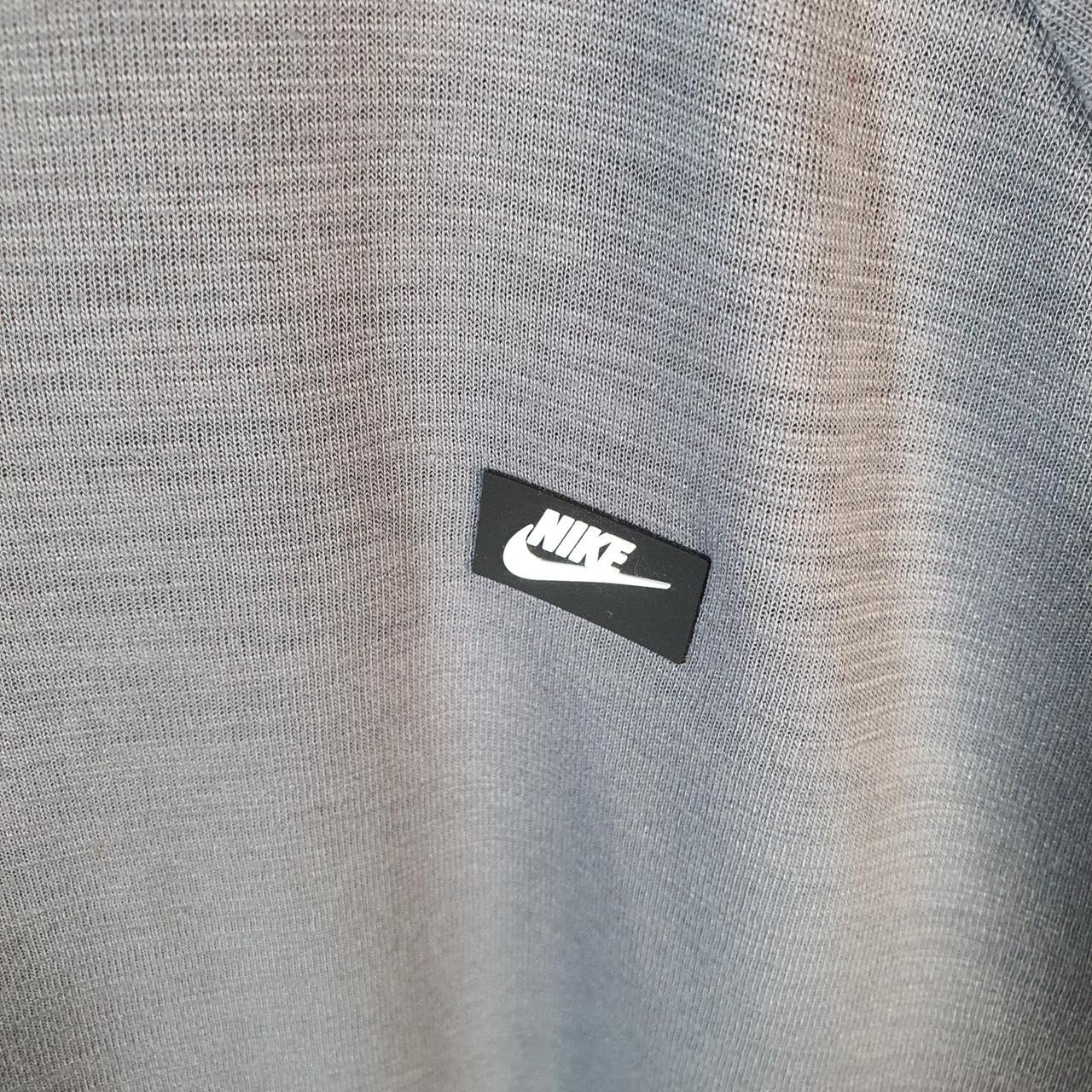 Vintage Nike Club Embroidered Hoodie Men’s Large Grey Swoosh Y2K Pullover