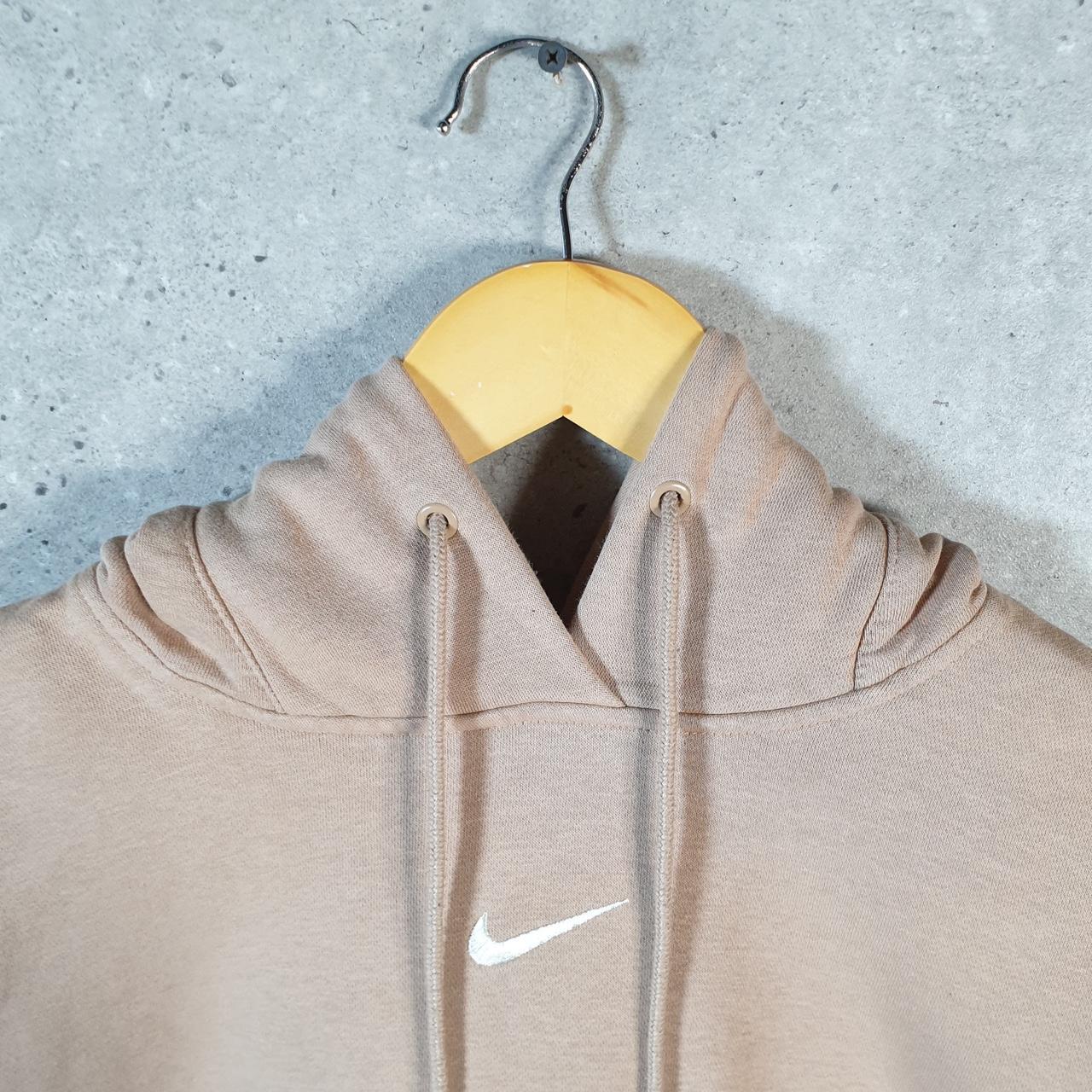 Vintage Nike Centre Swoosh Embroidered Hoodie Men’s Small Pink Swoosh Y2K Pullover