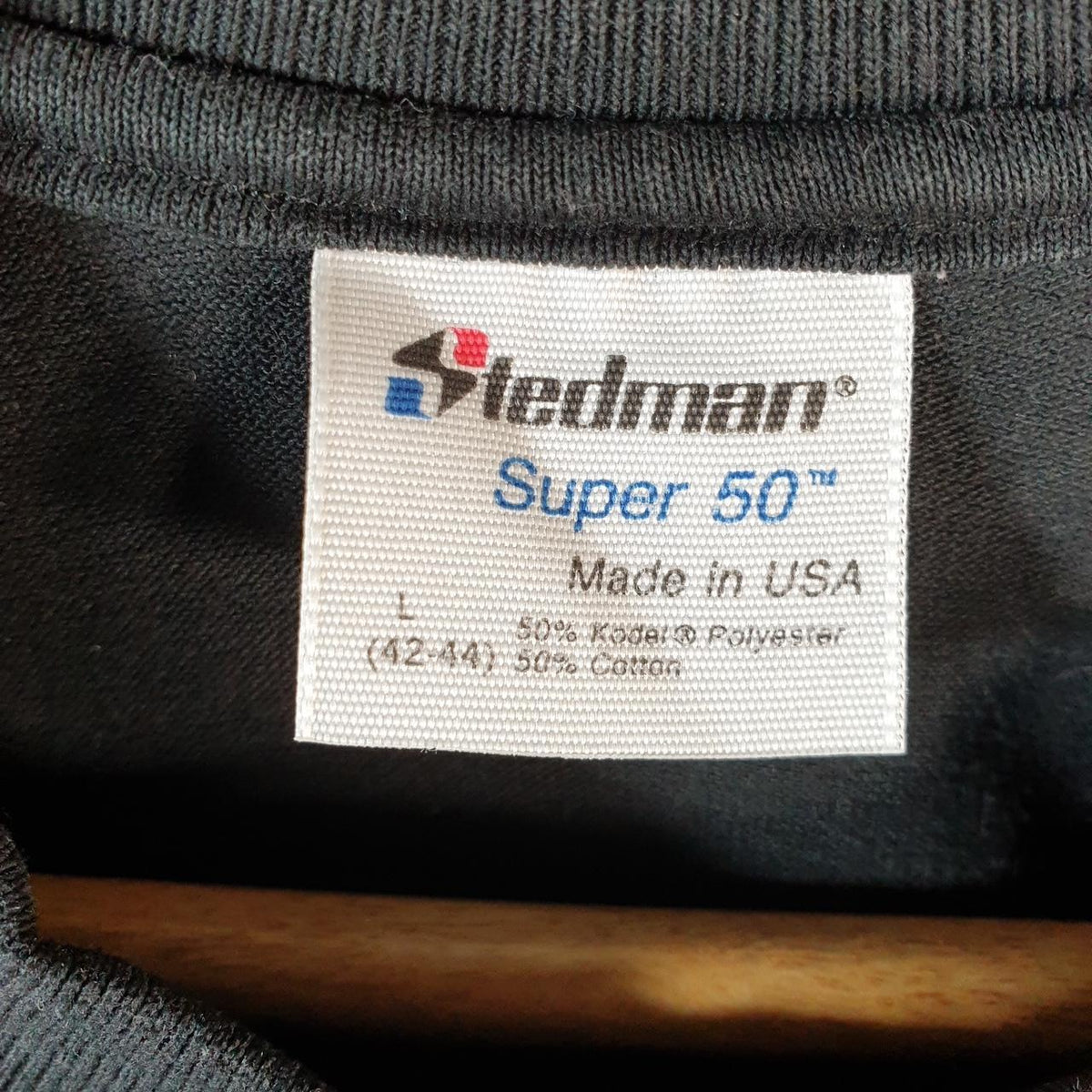 Vintage Stedman Im Not Old 90s USA Single Stitch T Shirt Men’s Large Black C8761
