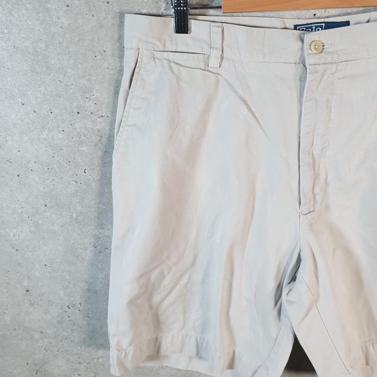 Vintage Ralph Lauren Polo Shorts Jorts Chino Cargo Men’s W36 Brown Baggy Cotton