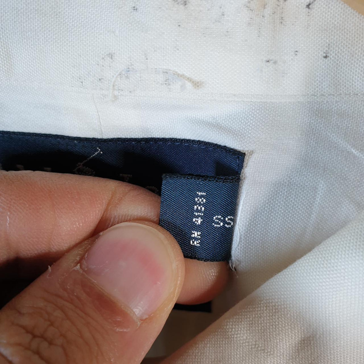 Vintage Ralph Lauren Button Down Shirt Men’s XL White Yarmouth Fit Cotton Pony
