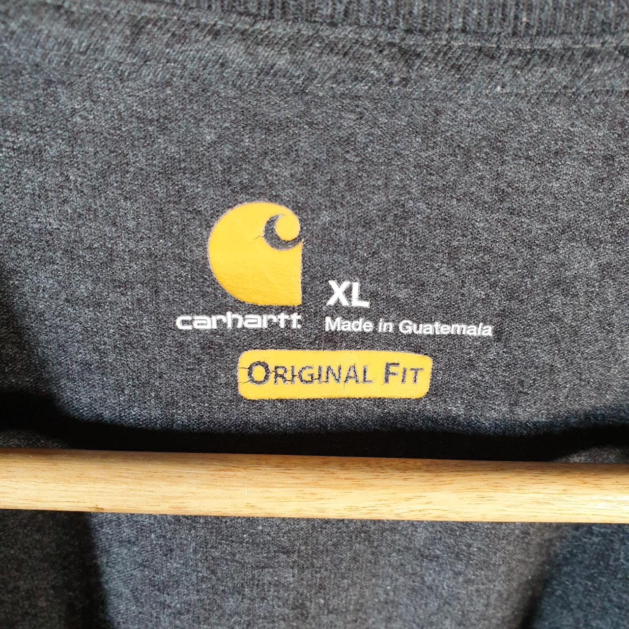 Vintage Carhartt Pocket T Shirt Men’s XL Grey Workwear Chore Utility Original Fit C9295