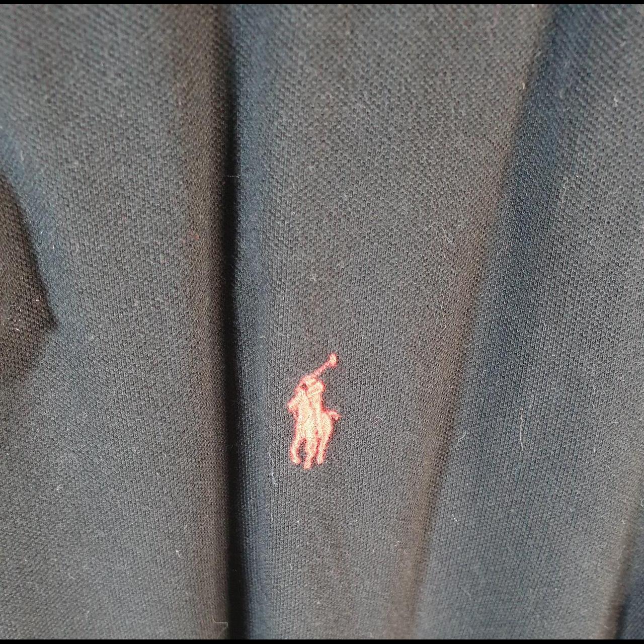 Vintage Ralph Lauren Polo Shirt Men’s XL Black Classic Fit Embroidered Pony