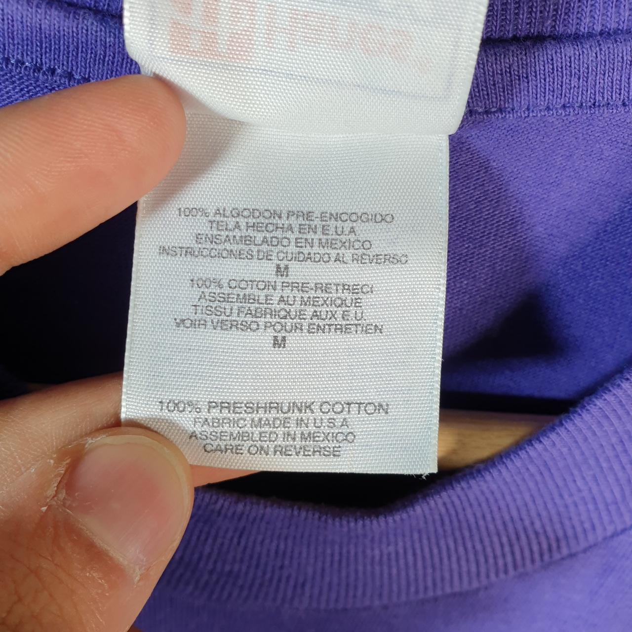 Vintage Hanes Blackflies Maine 90s USA Single Stitch T Shirt Men’s Medium Purple