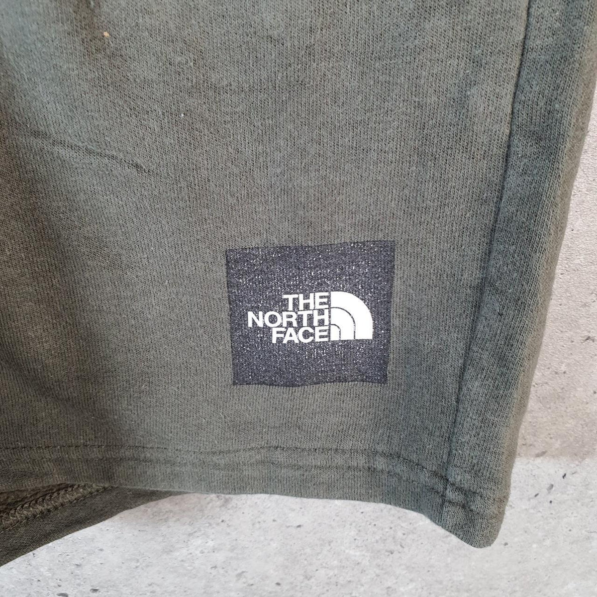 Vintage The North Face TNF Shorts Jorts Chino Cargo Boys XL Khaki Green Baggy Cotton