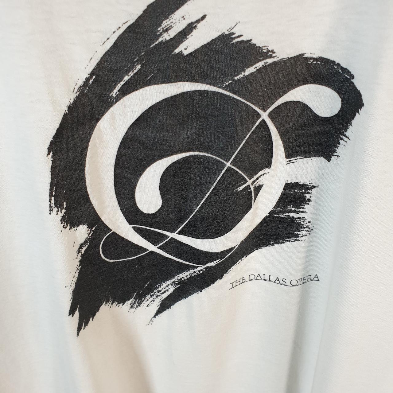 Vintage Screen Stars Dallas Opera 90s USA Single Stitch T Shirt Men’s Medium White