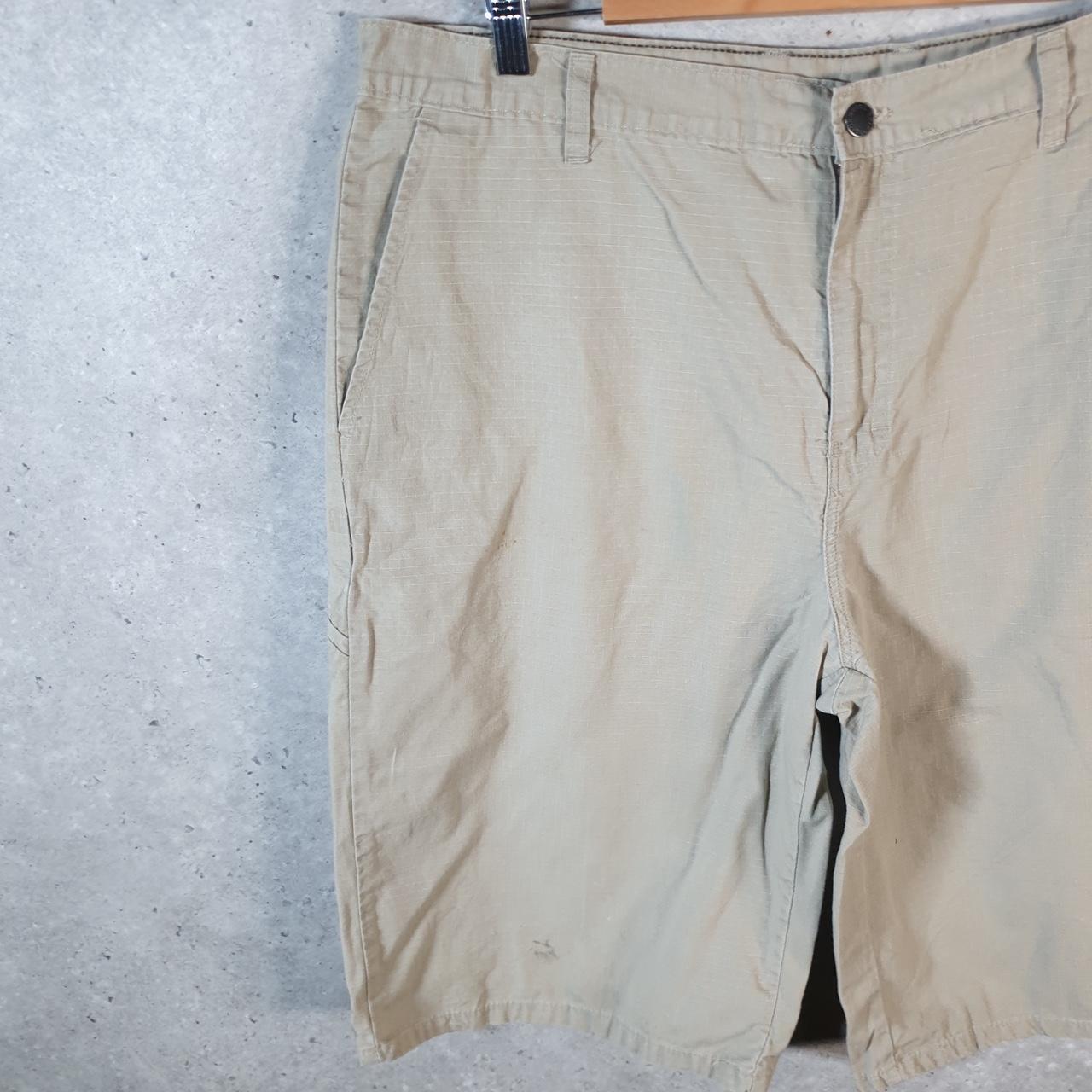 Vintage Dickies Baggy Chino Shorts Jorts Cargo Mens W36 Brown Loose Fit