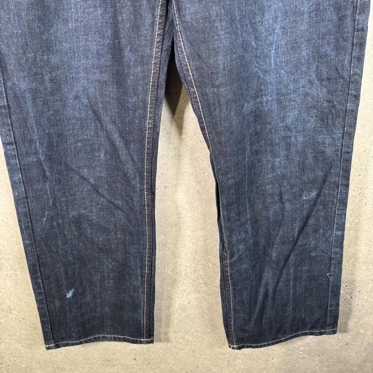 Vintage Red Ape Baggy Y2K Hip Hop Jeans Mens W38 Blue Denim USA