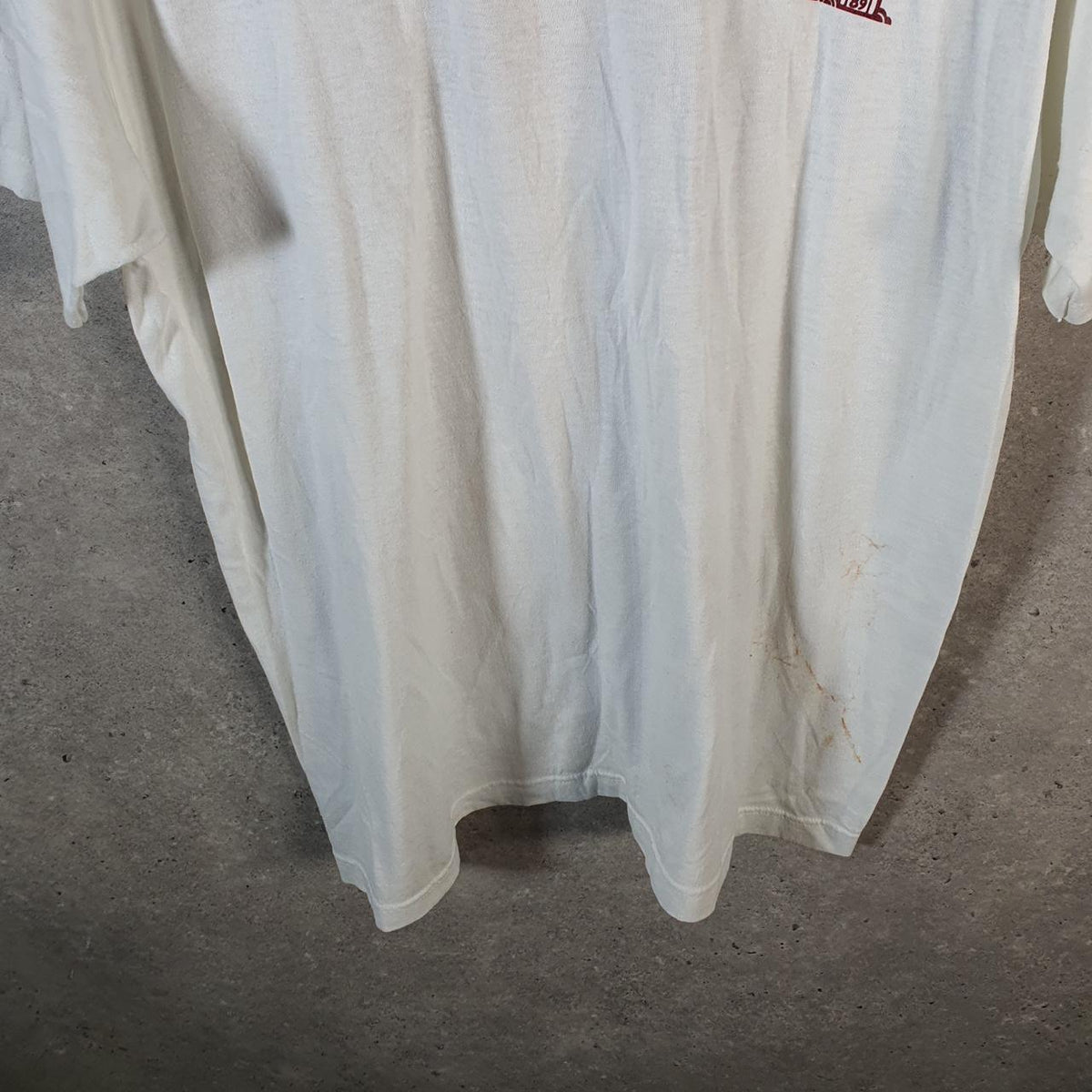 Vintage Stedman Spring Break 1989 SS Vera Cruz USA Single Stitch T Shirt Men’s XL White Big Fish Vintage