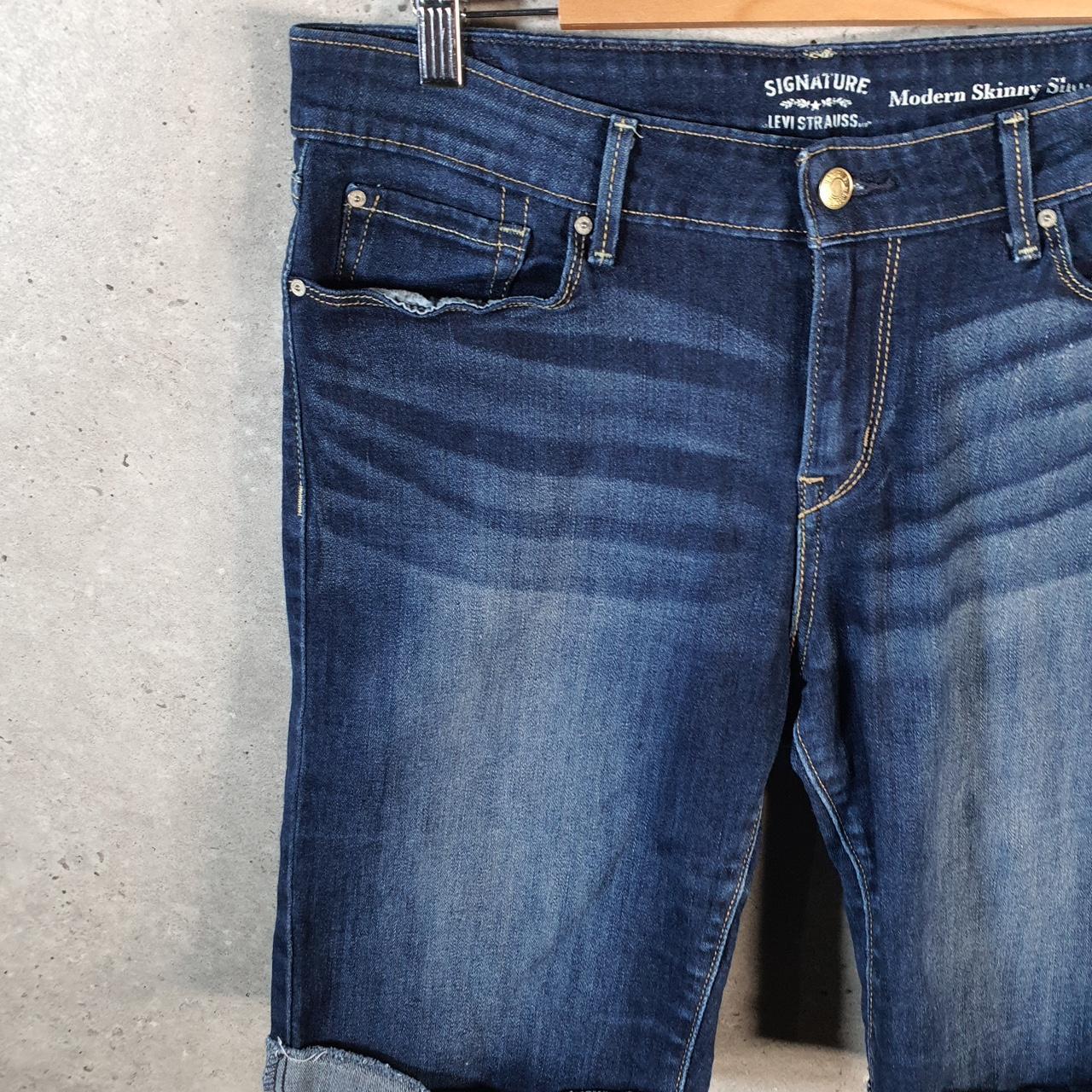 Vintage Levi’s Baggy Shorts Jorts Cargo Womens W31 Blue Relaxed Denim