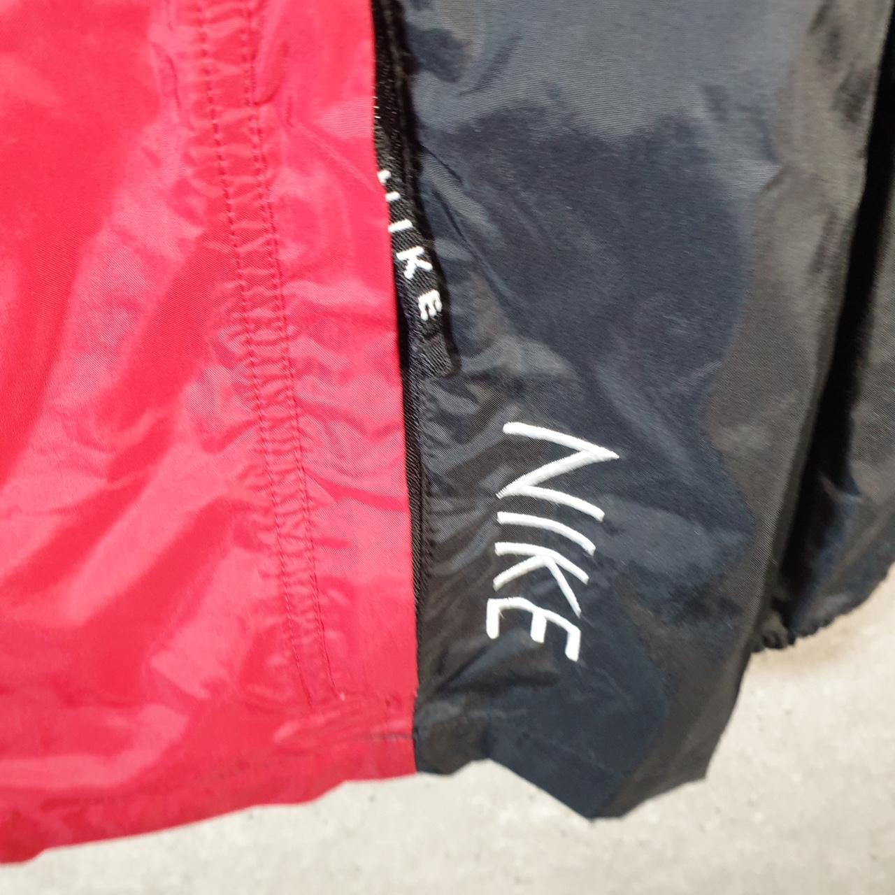Vintage Nike 90s Embroidered Windbreaker Track Jacket Mens XL Black USA Swoosh