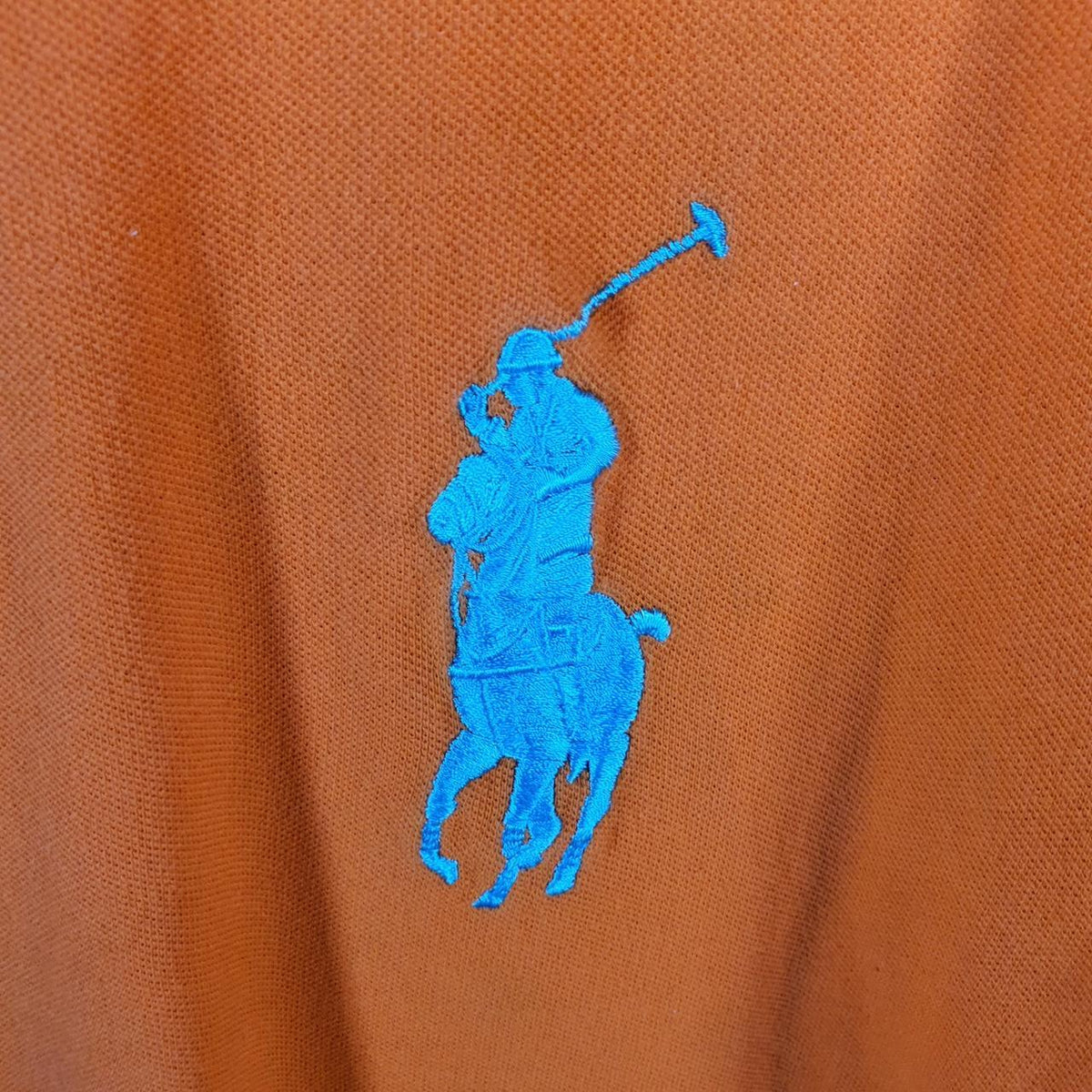 Vintage Ralph Lauren Polo Shirt Men’s Small Orange Classic Fit Chief Keef Big Pony