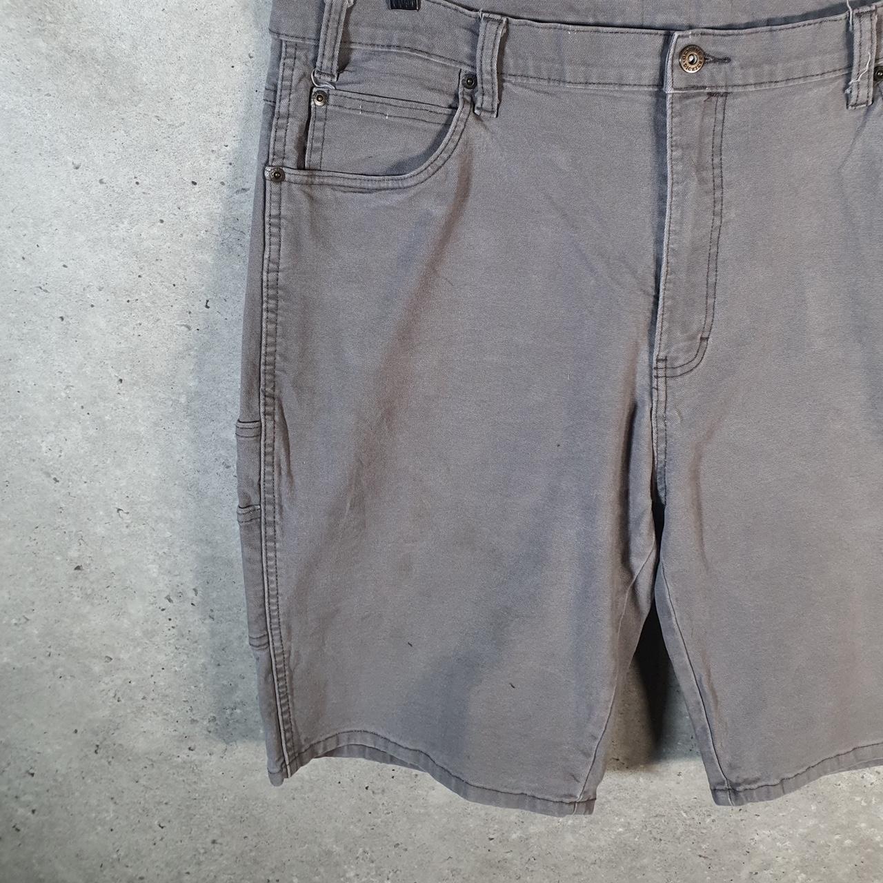 Vintage Dickies Baggy Chino Shorts Jorts Cargo Mens W40 Grey Regular Fit