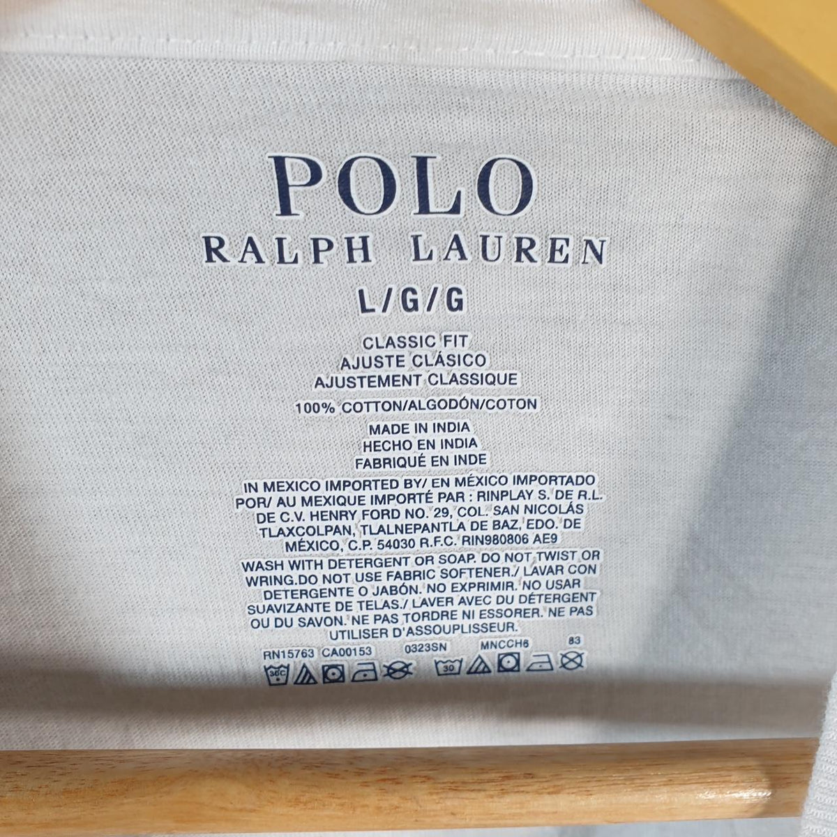 Vintage Ralph Lauren Polo Sport T Shirt Men’s Large White Classic Fit Embroidered Pony C8580
