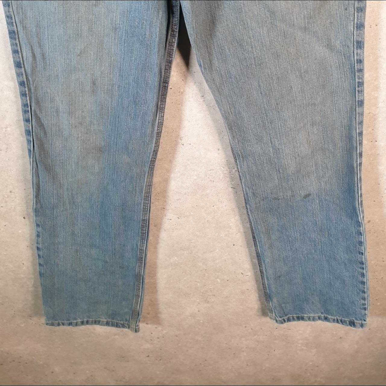 Vintage Carhartt Workwear Carpenter Jeans Mens W33 L32 Blue Denim Relaxed Fit USA