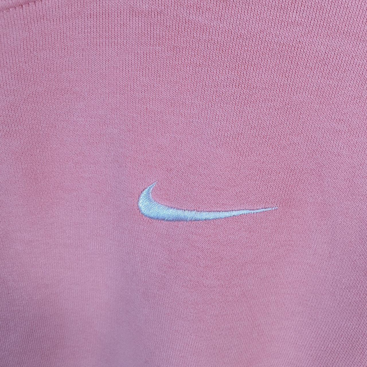 Vintage Nike Club Embroidered Sweatshirt Men’s M Pink Swoosh Y2K Pullover Logo