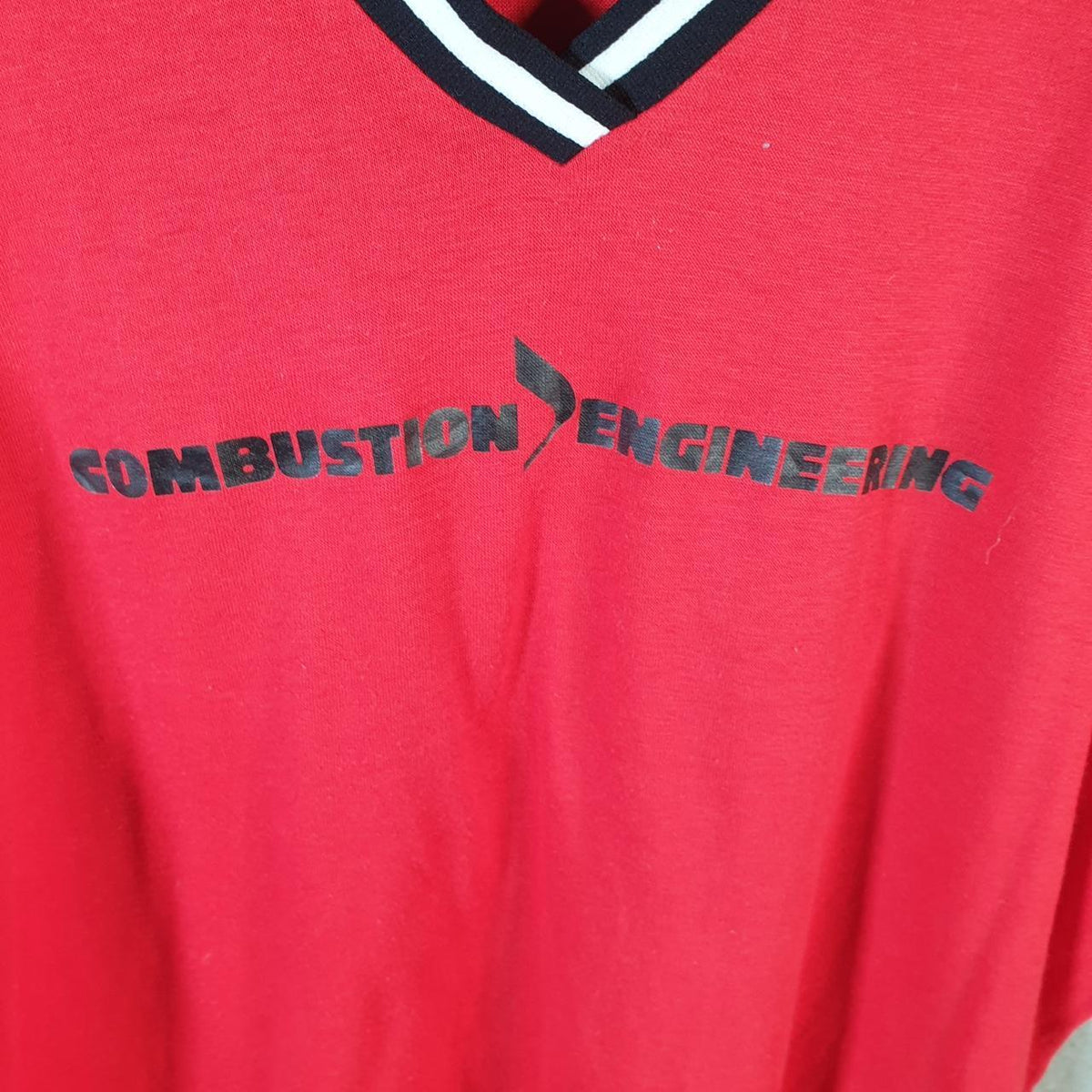 Vintage Swingster Combustion Engineering 90s USA Single Stitch T Shirt Men’s XXL Red