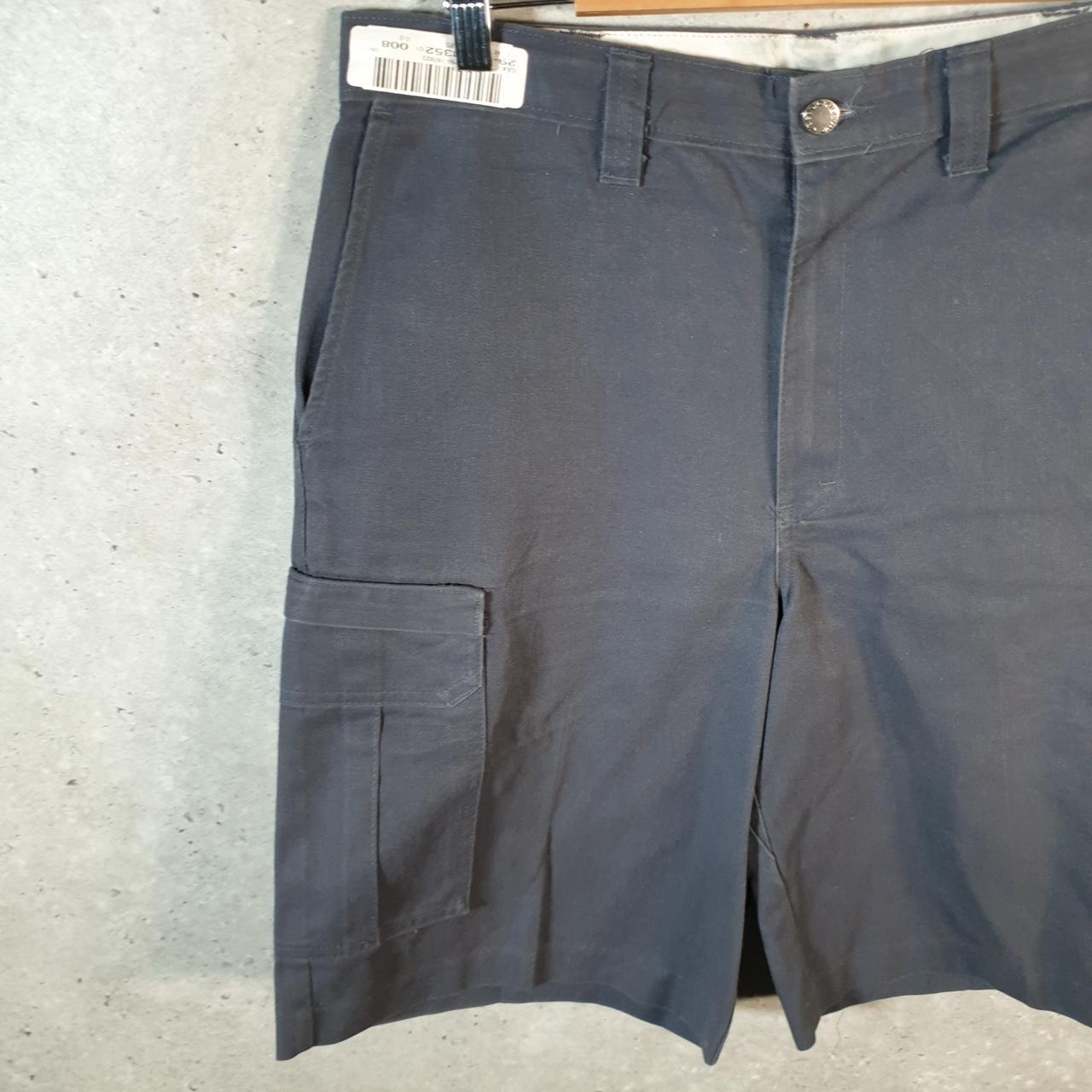 Vintage Dickies Baggy Chino Shorts Jorts Cargo Mens W34 Grey Regular Fit