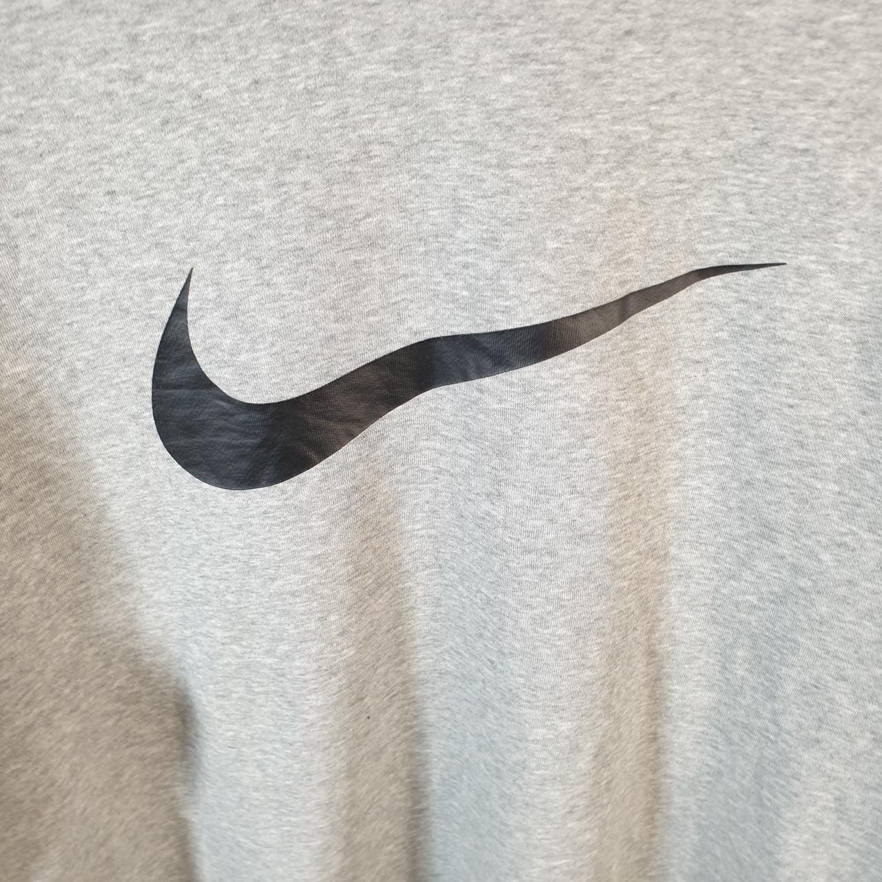 Vintage Nike Centre Swoosh Sweatshirt Mens Large Grey Y2K Pullover Logo