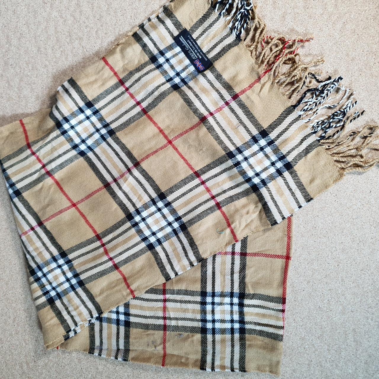 Cashmere Tartan Nova Check Checkered Scarf
