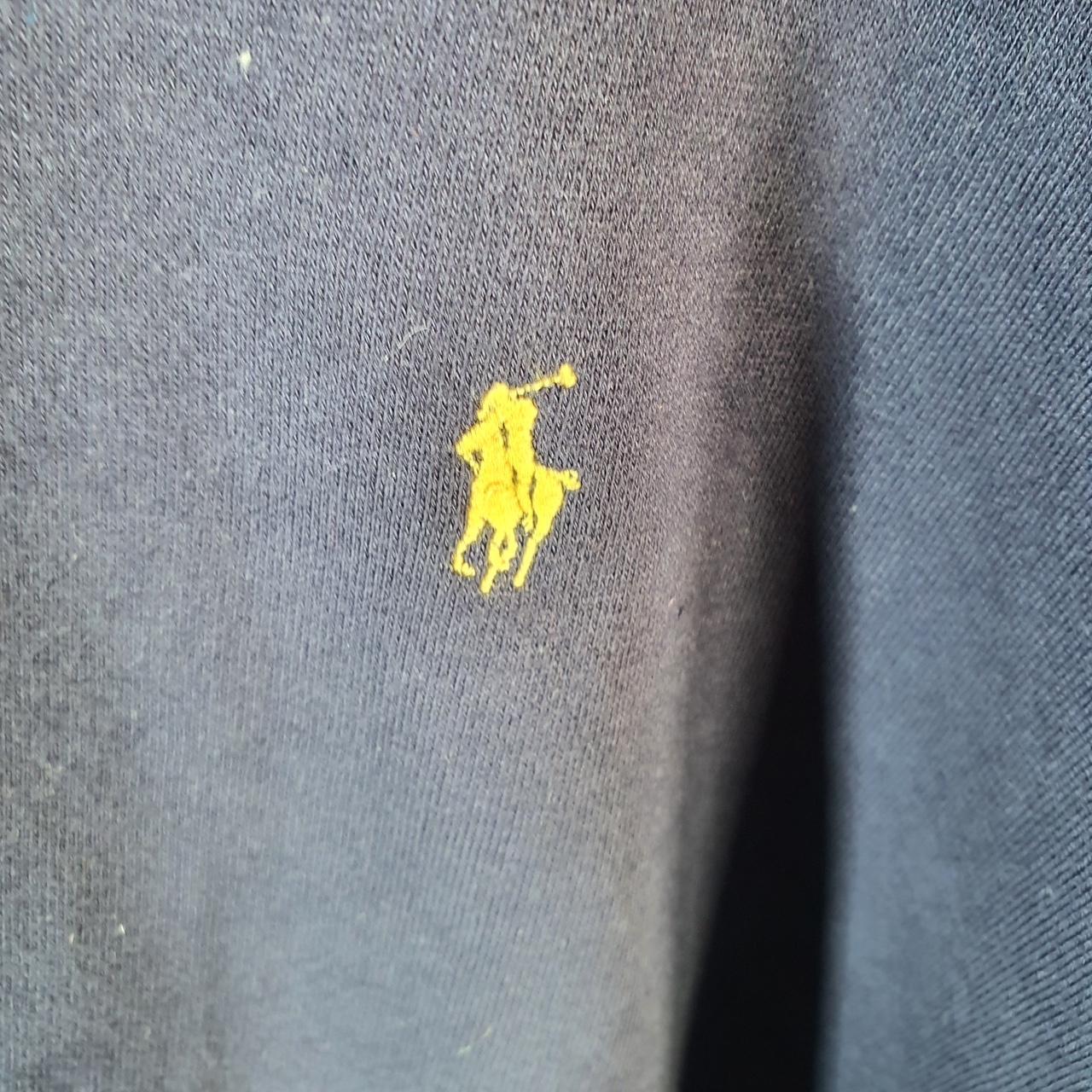 Vintage Ralph Lauren Polo Sweatshirt Men’s XL Navy Blue Cotton Pullover Pony