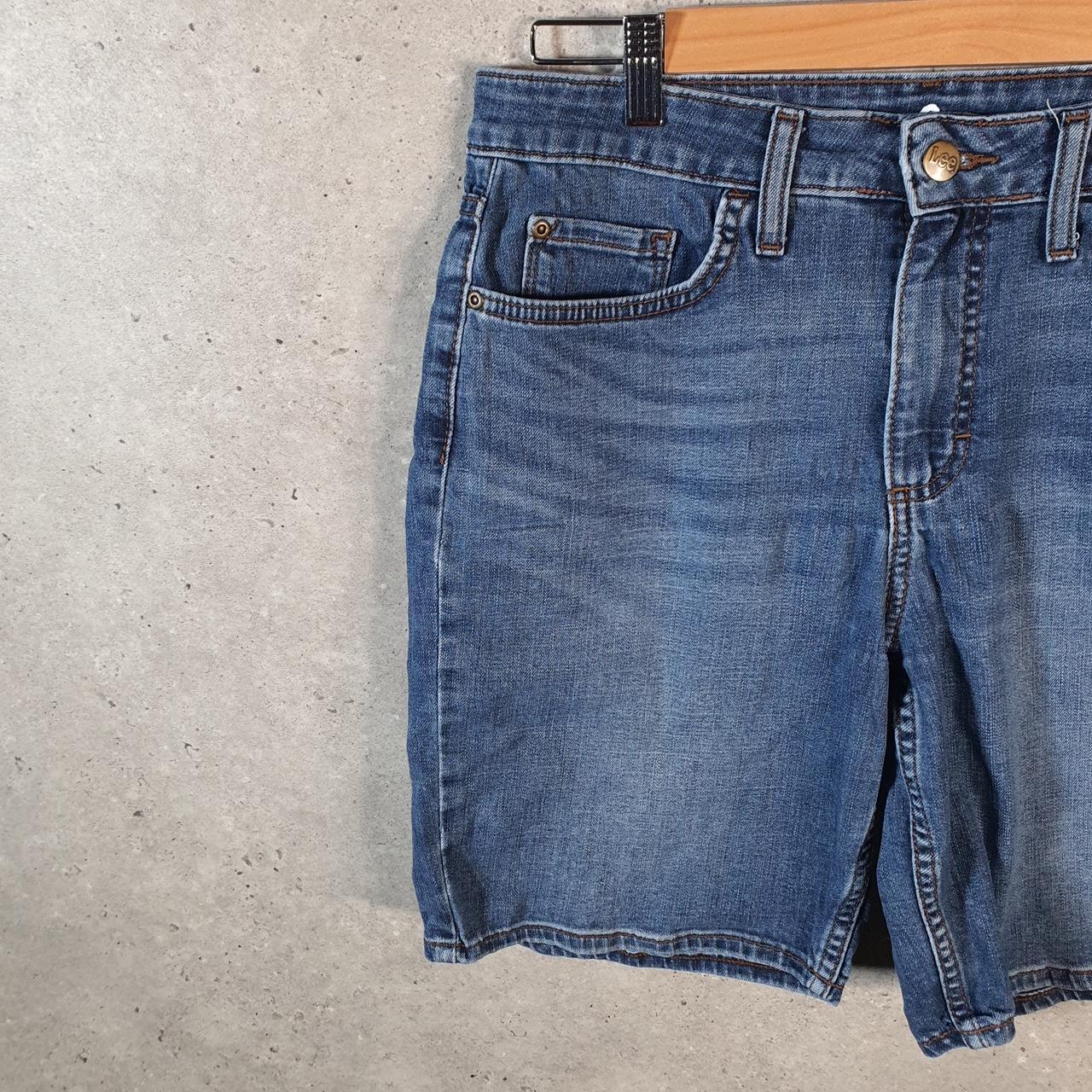 Vintage Levi’s Low Rise Short Baggy Shorts Jorts Cargo Womens W30 Blue Relaxed Denim A4047