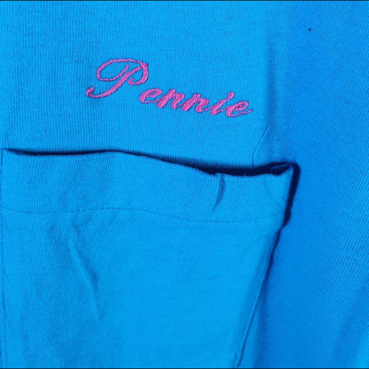 Vintage Trend Basics Misfits Pennie LA Graphic 90s USA Single Stitch T Shirt Men’s Large Blue