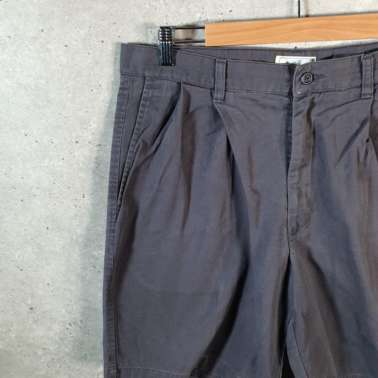 Vintage Dockers Chino Shorts Jorts Cargo Men’s W34 Grey Baggy Cotton A4442