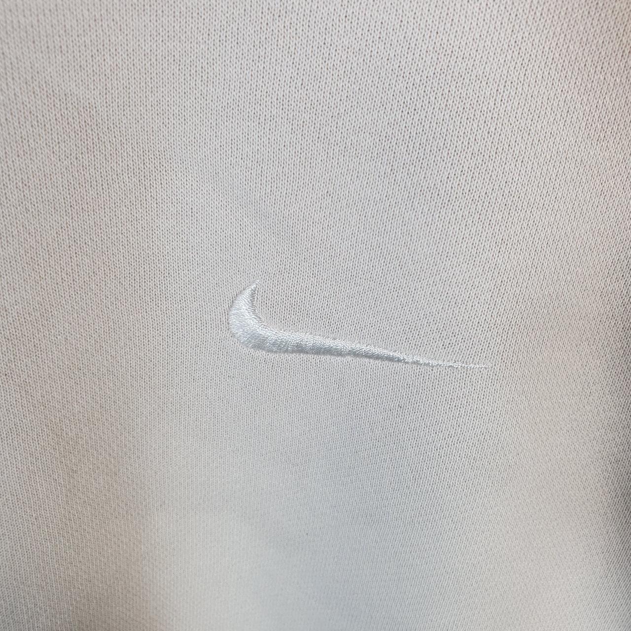 Vintage Nike Club Embroidered Sweatshirt Men’s Large Beige Swoosh Y2K Pullover Logo