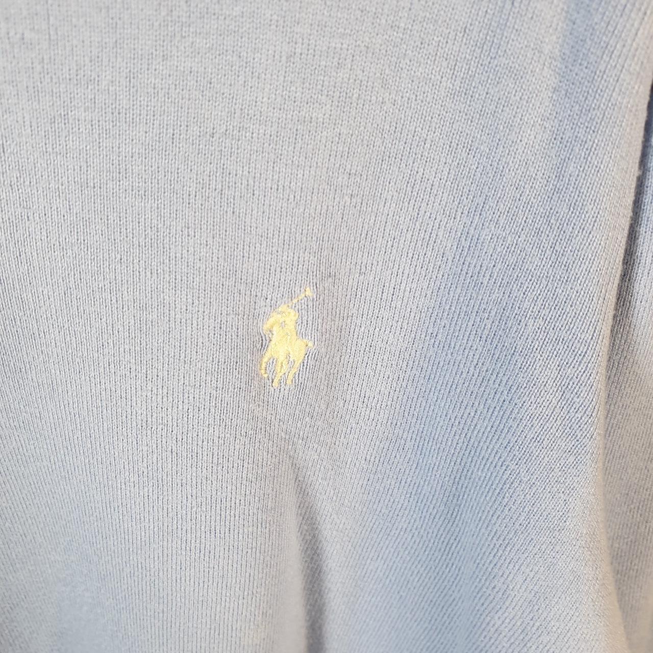 Vintage Ralph Lauren Polo Sweatshirt Men’s XL Blue Pima Cotton Pullover Pony