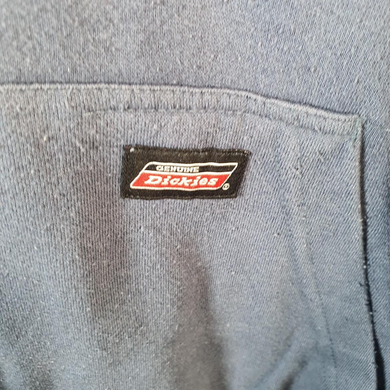 Vintage Dickies Workwear Embroidered Hoodie Men’s 2XL Navy Blue Y2K Pullover