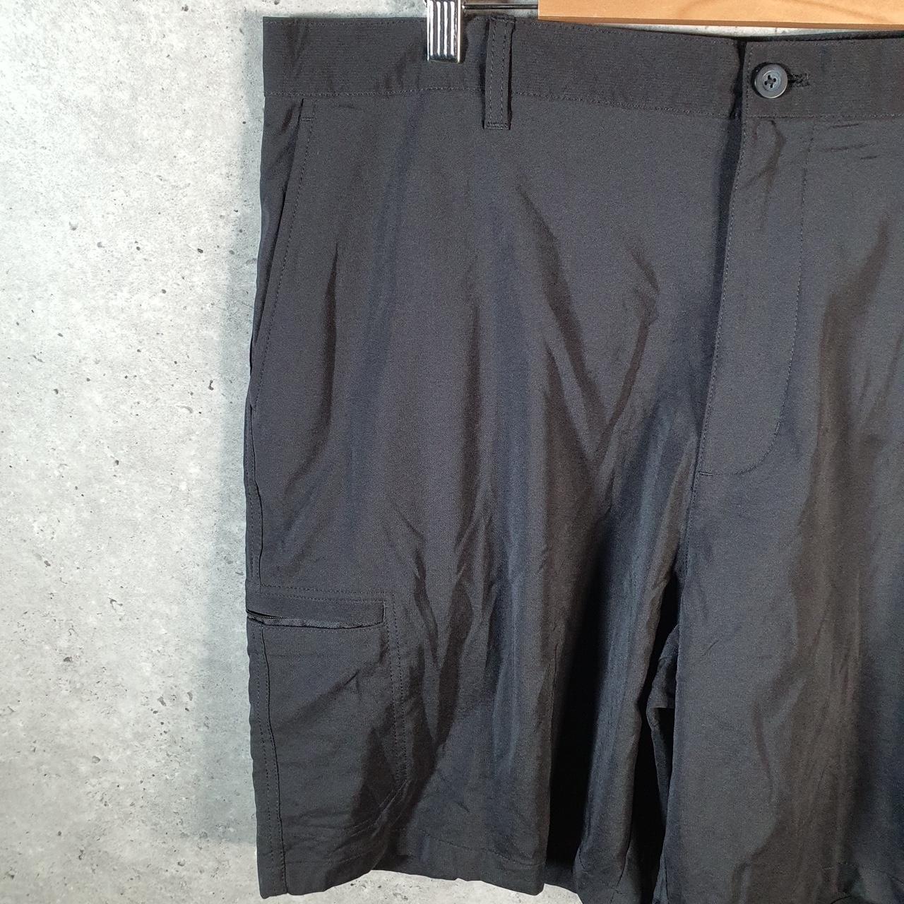 Vintage Chaps Ralph Lauren Polo Shorts Jorts Cargo Men’s W40 Black Baggy Cotton A4403