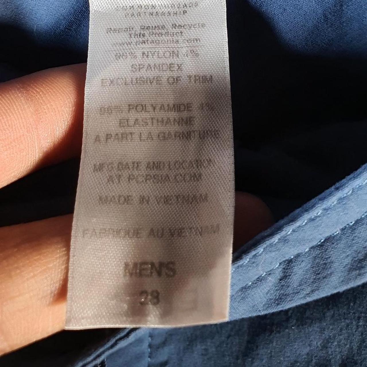 Vintage Patagonia Baggies Shorts Jorts Cargo Mens W28 Blue Fishing Cotton A4753