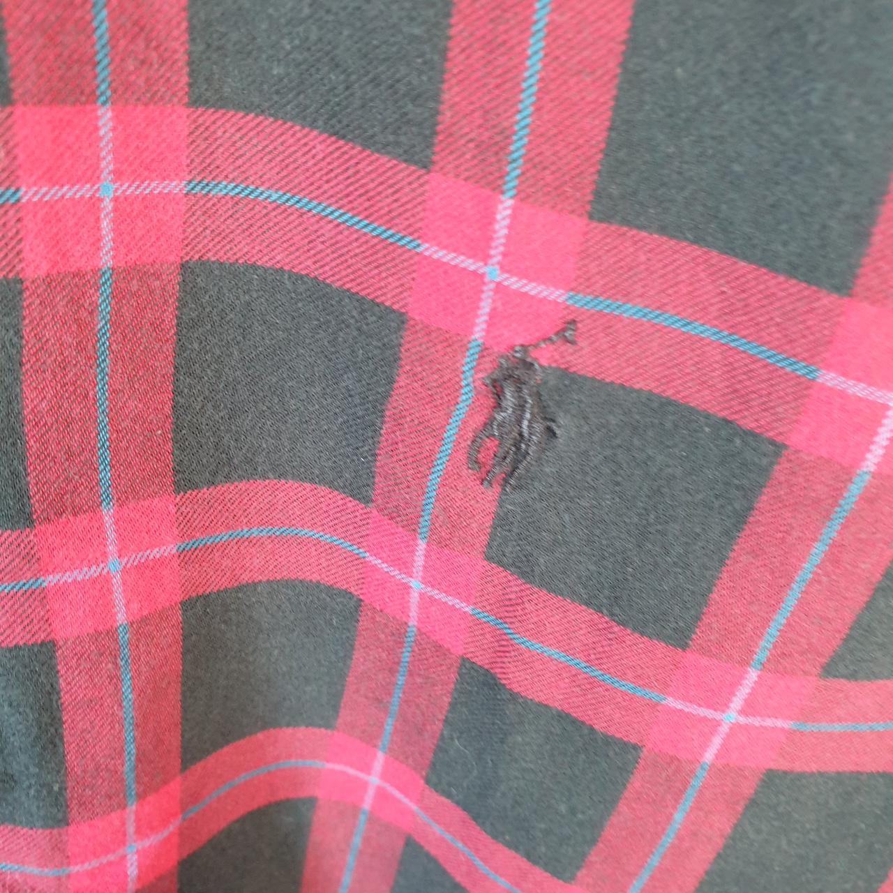 Vintage Ralph Lauren Button Down Shirt Men’s Small Classic Fit Checkered Pony Cotton