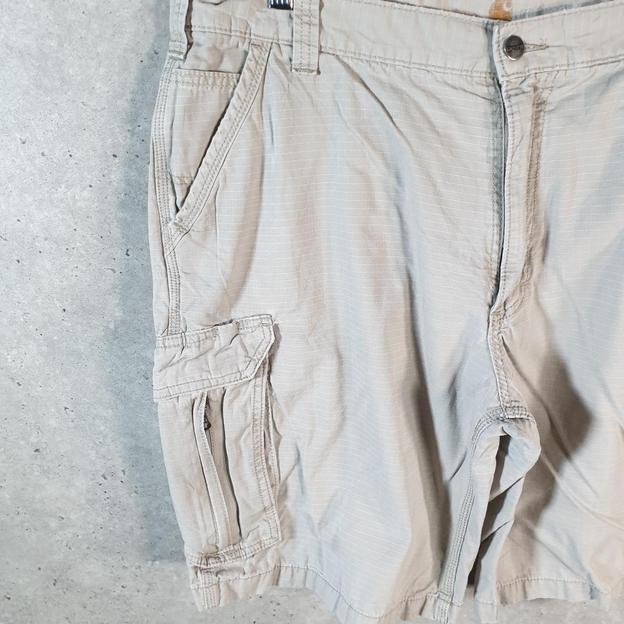 Vintage Carhartt Baggy Carpenter Shorts Jorts Cargo Men’s W40 Brown Relaxed Fit Workwear