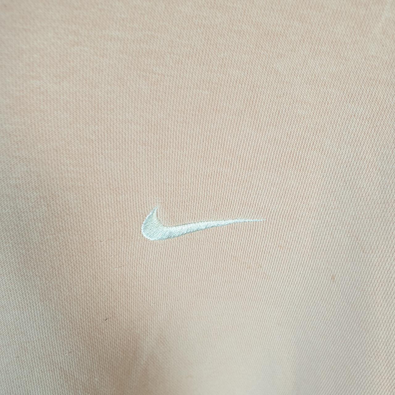 Vintage Nike Club Embroidered Hoodie Men’s Large Pink Swoosh Y2K Pullover Logo