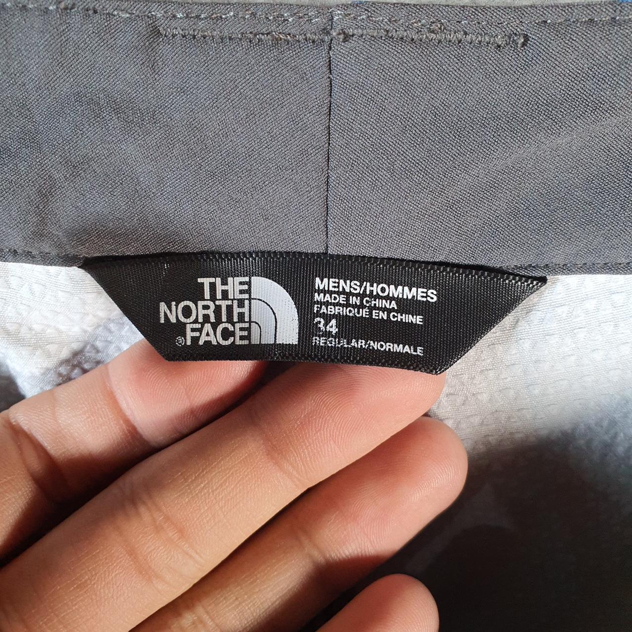Vintage The North Face TNF Shorts Jorts Chino Cargo Men’s W34 Grey Checkered Baggy Cotton