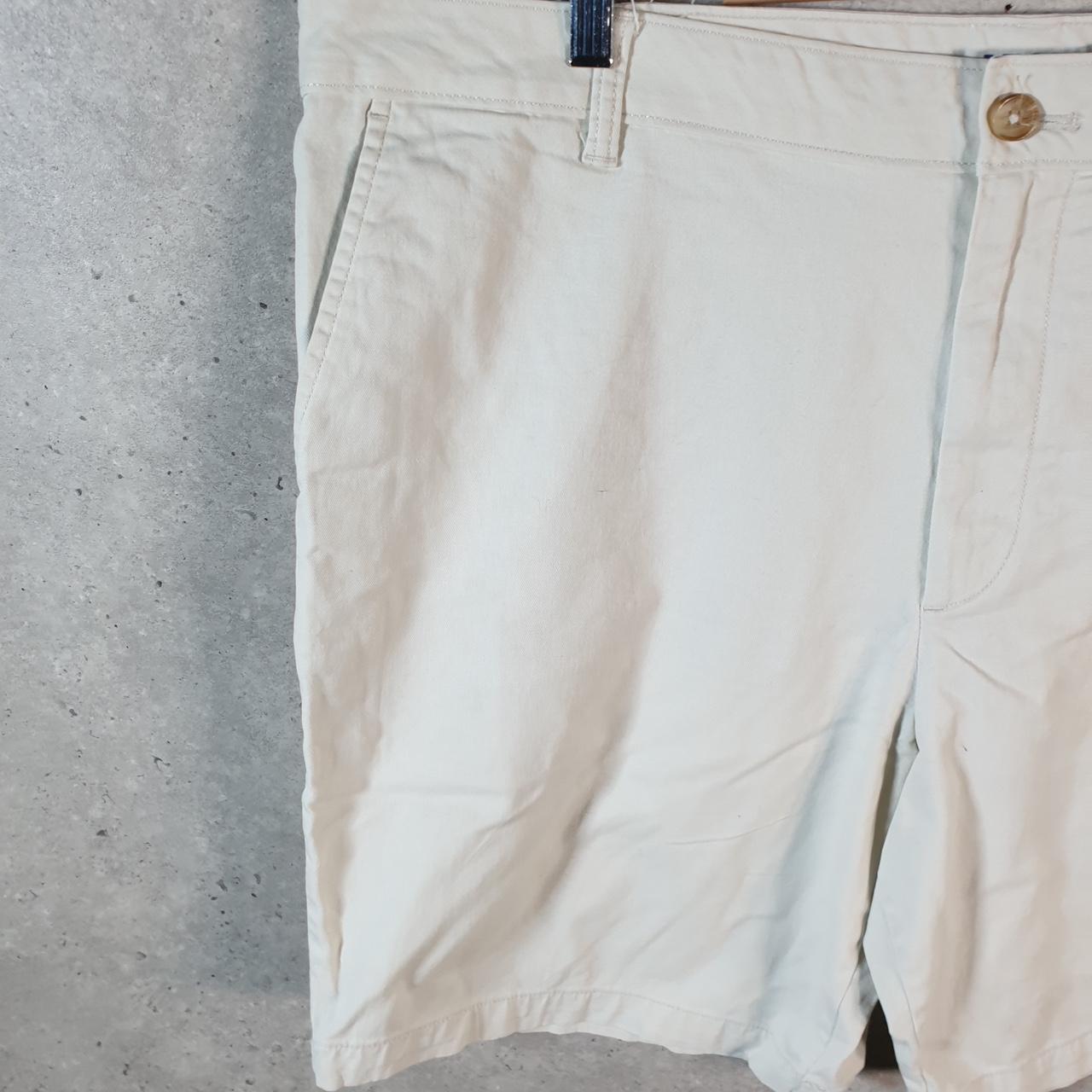 Vintage Izod Golf Chino Shorts Jorts Cargo Men’s W42 Beige Baggy Cotton