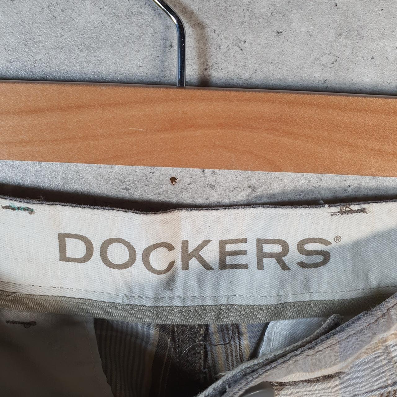 Vintage Dockers Chino Shorts Jorts Cargo Men’s W34 Checkered Baggy Cotton