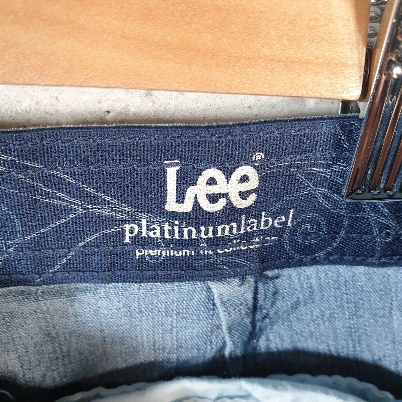 Vintage Lee Baggy Shorts Jorts Cargo Womens W32 Blue Relaxed Denim