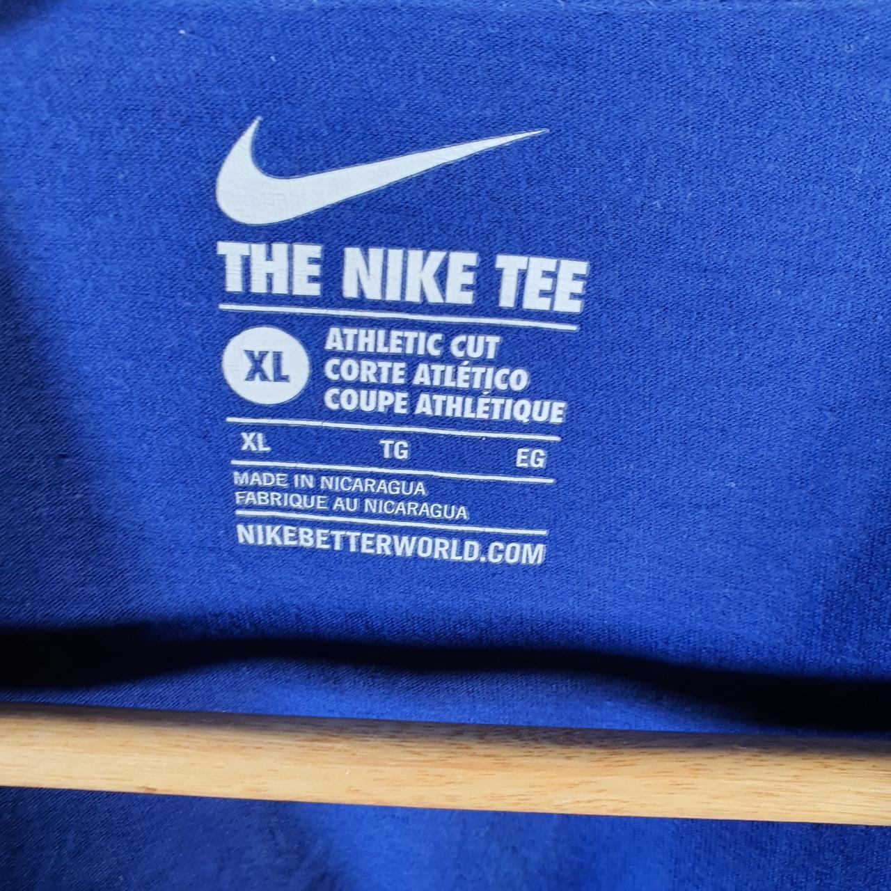 Vintage Nike 2016 MLB Chicago Bears T Shirt Shirt Men’s XL Blue Logo Athletic C9801