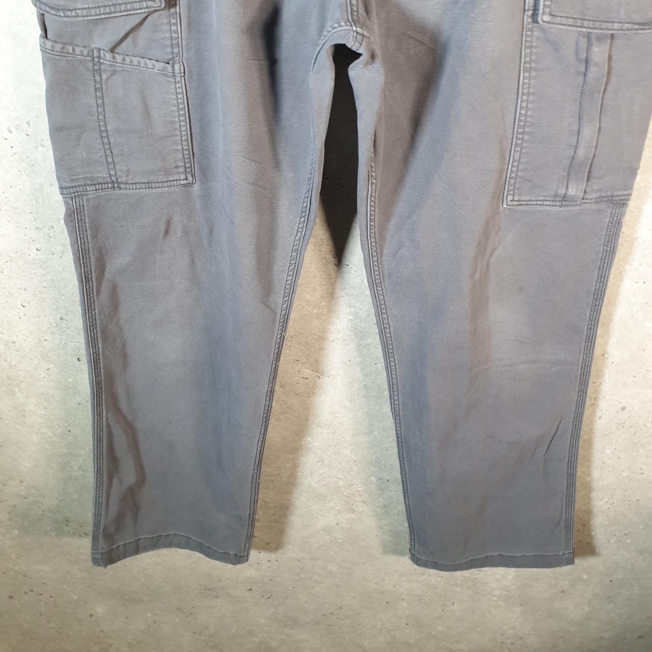 Vintage Carhartt Carpenter Trousers Mens W38 L32 Grey Relaxed Fit Workwear