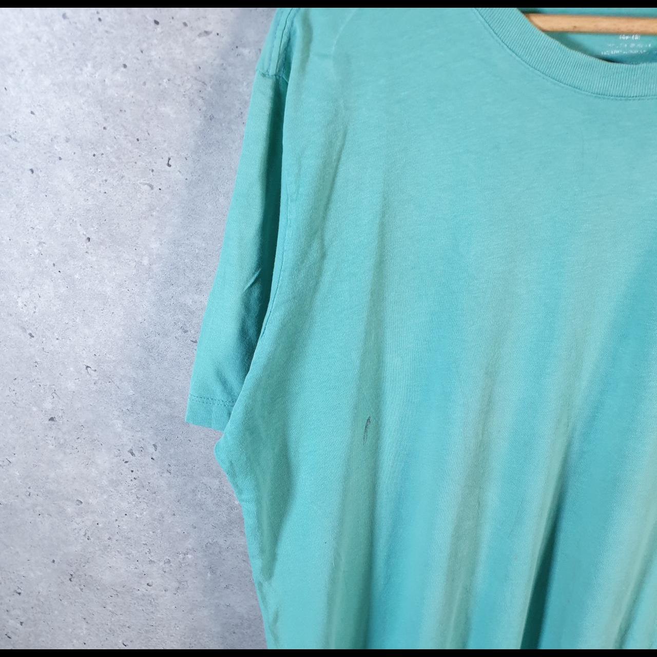 Vintage Iguana Lager Graphic Logo T Shirt Mens XL Blue Print Casual