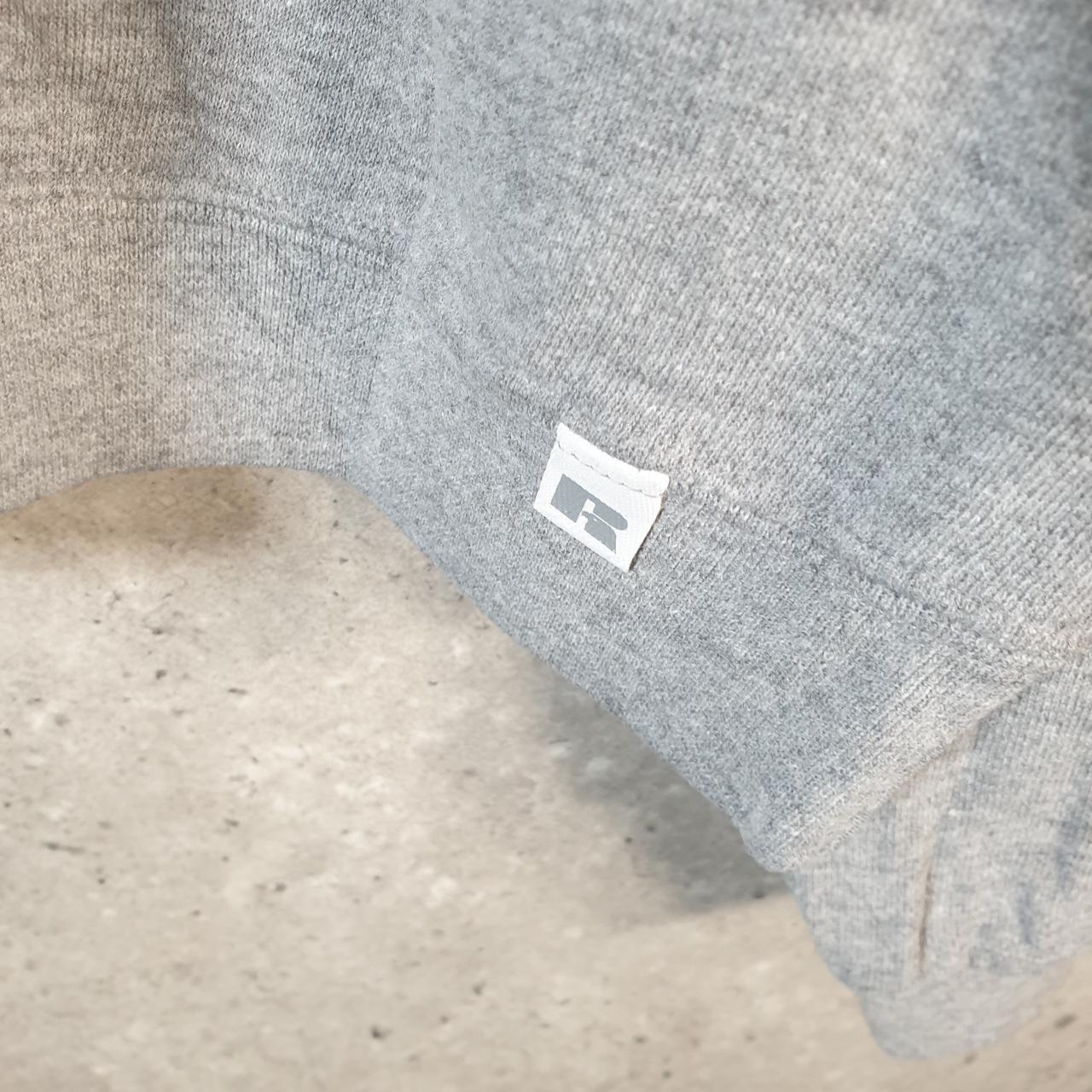 Vintage Russell Athletic Blank Baggy Sweatshirt Womens Large Grey