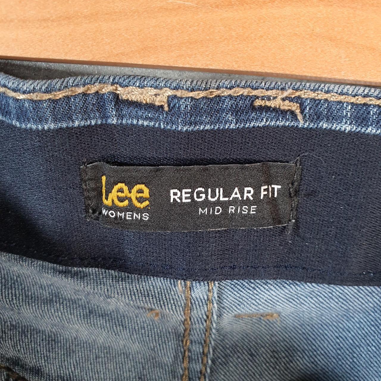 Vintage Lee Baggy Shorts Jorts Cargo Womens W38 Blue Relaxed Denim