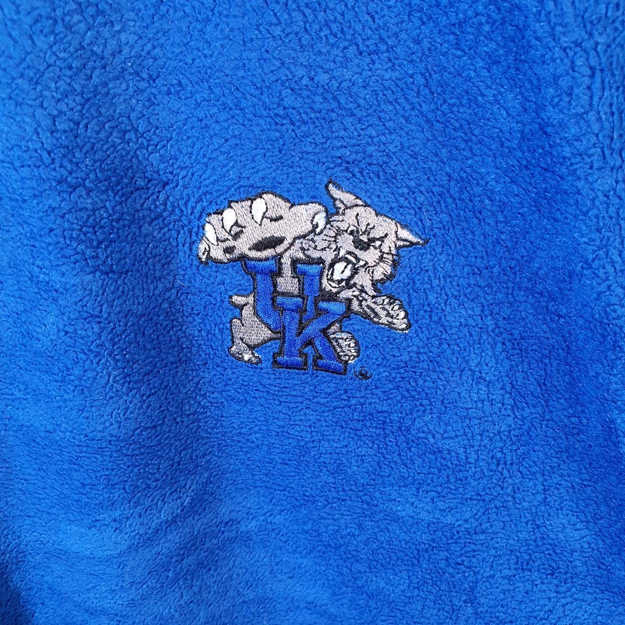 Vintage Nike Team 90s Fleece Kansas State Sweatshirt Womens XL Blue Y2K 1/4 Zip