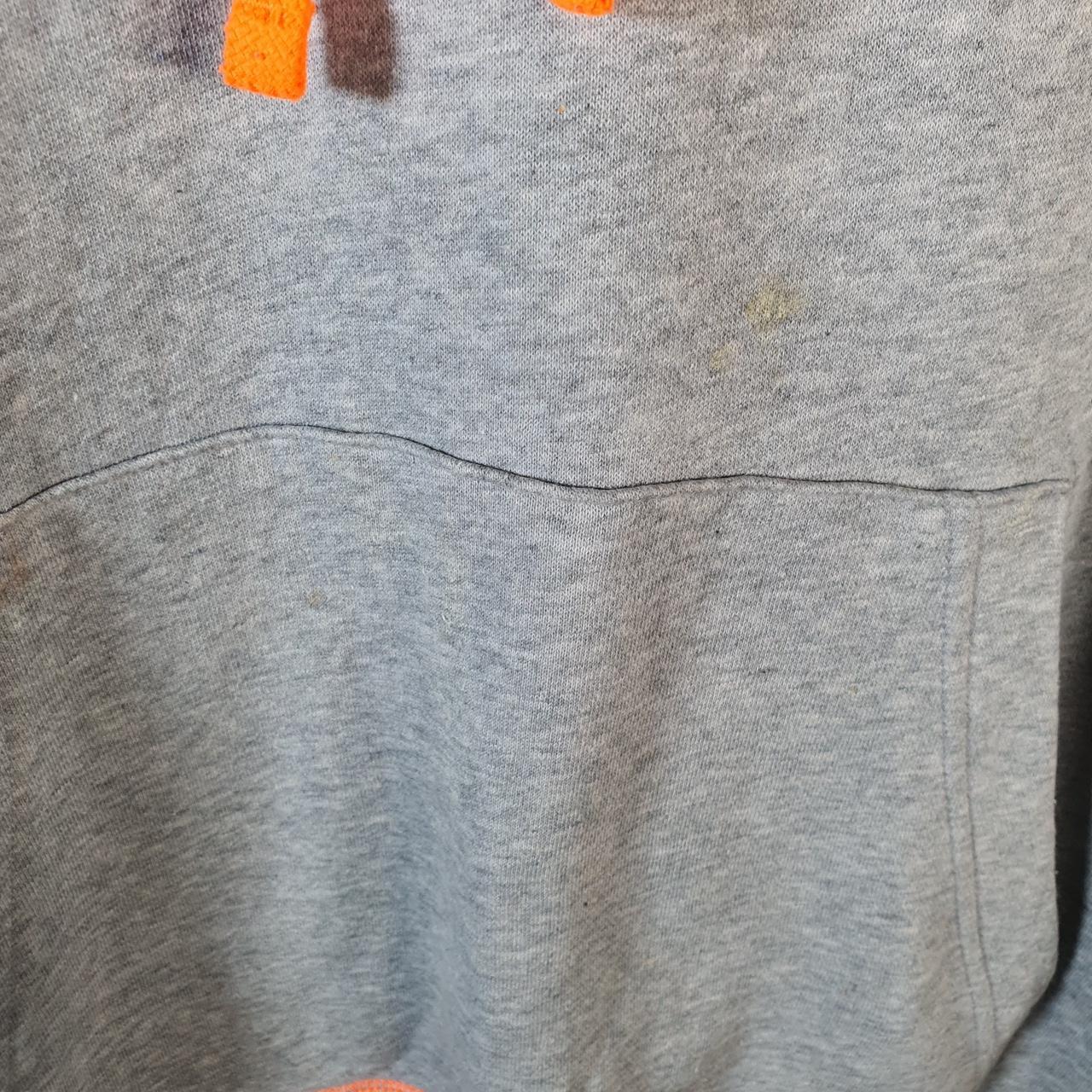 Vintage Nike Just Do It Hoodie Mens Small Grey Swoosh Y2K Pullover Logo