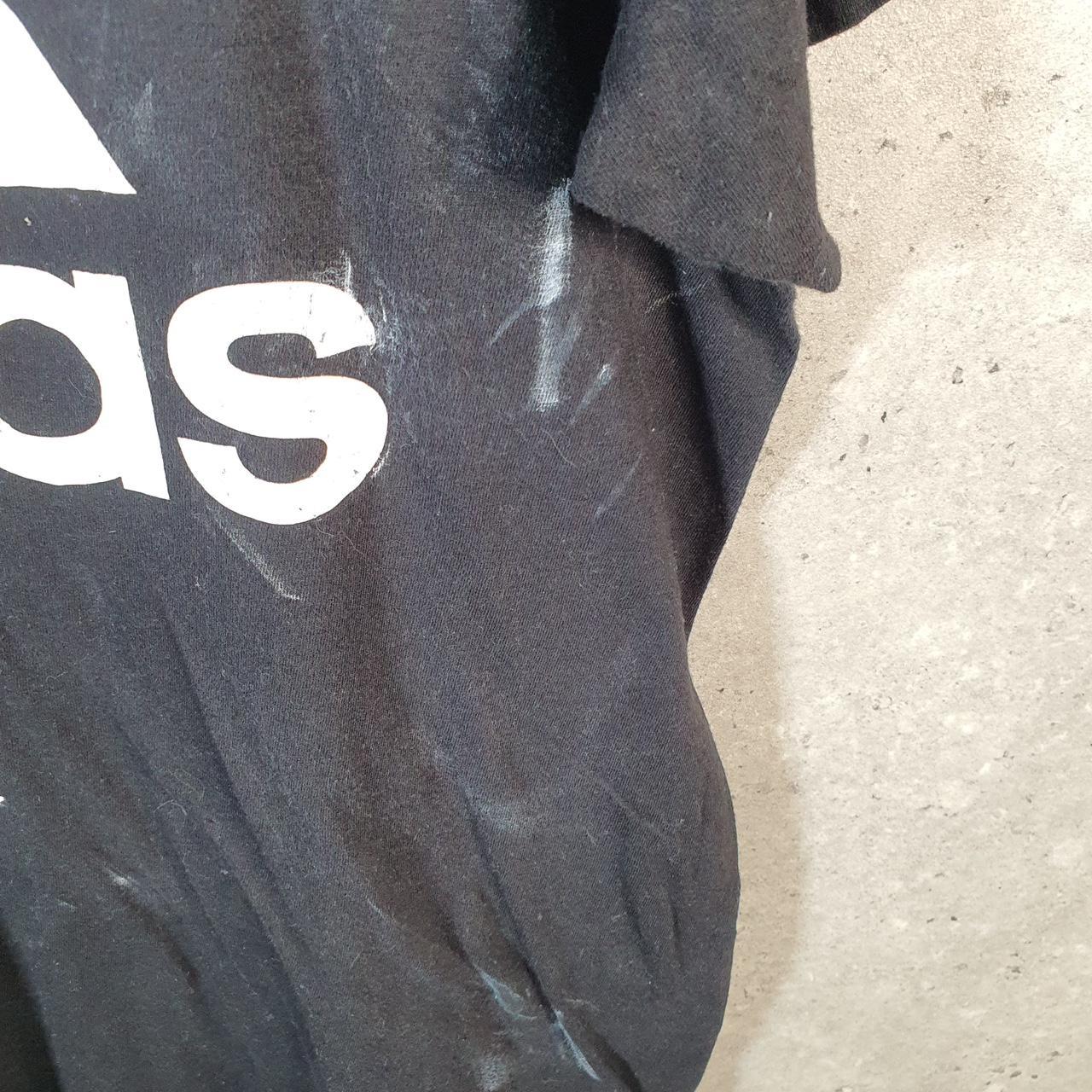 Vintage Adidas Amplifier T Shirt Shirt Men’s Medium Black Three Stripes Logo Athletic C9730