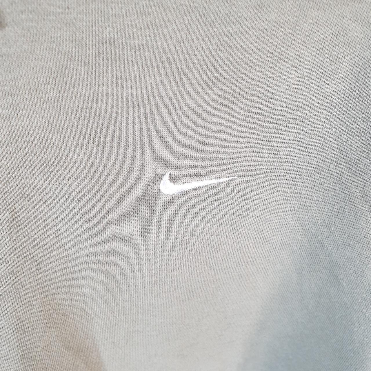 Vintage Nike 90s Athletic Department Hoodie Men’s Medium Khaki Green Swoosh Pullover